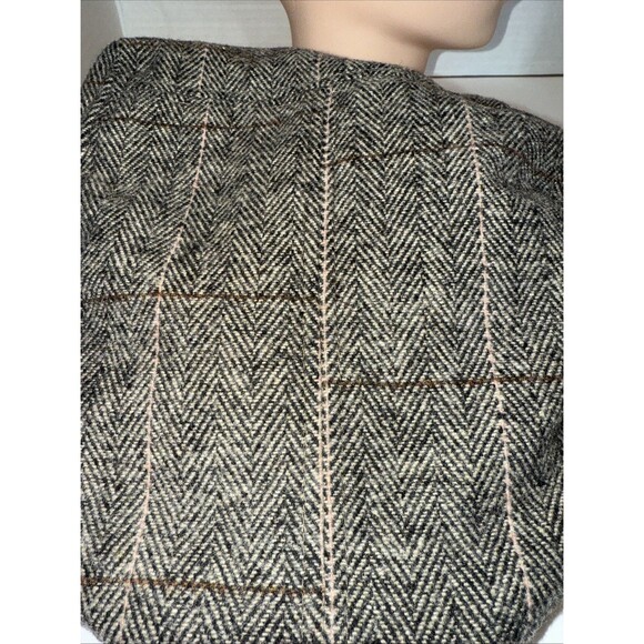 Men's/Women’s Dockers Plaid Herringbone TweedFlat Wool Blend Ivy Cap Sz S/M New - Picture 7 of 7